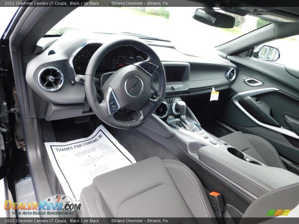 Jet Black Interior - 2023 Chevrolet Camaro LT Coupe Photo #21
