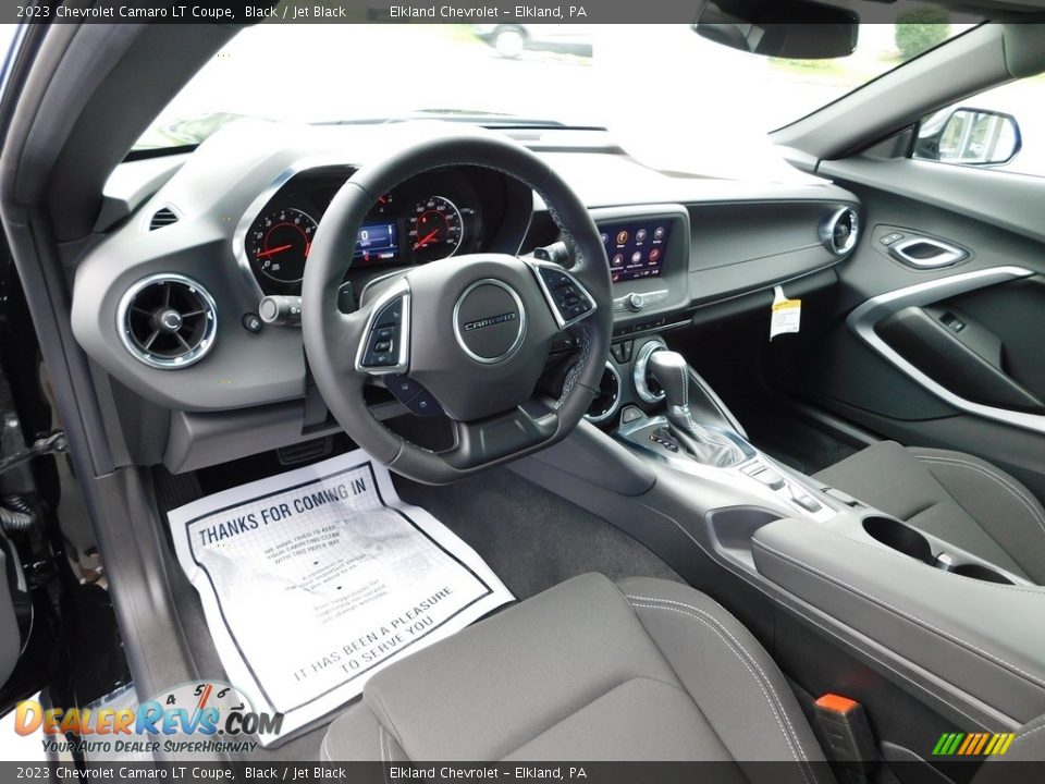 Jet Black Interior - 2023 Chevrolet Camaro LT Coupe Photo #22