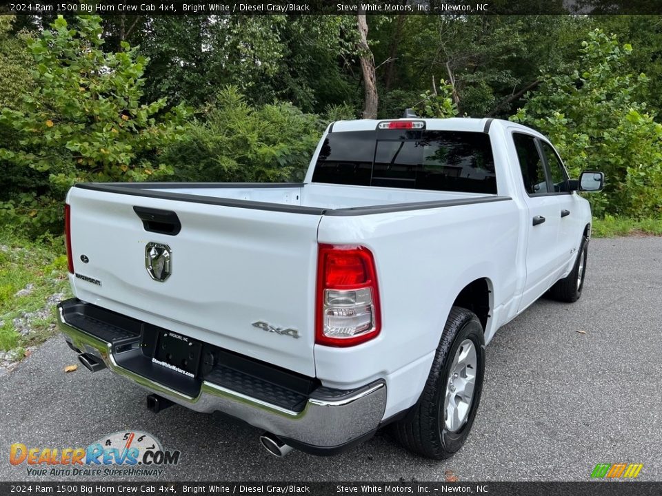 2024 Ram 1500 Big Horn Crew Cab 4x4 Bright White / Diesel Gray/Black Photo #6