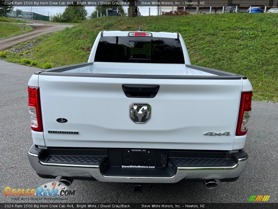 2024 Ram 1500 Big Horn Crew Cab 4x4 Bright White / Diesel Gray/Black Photo #7