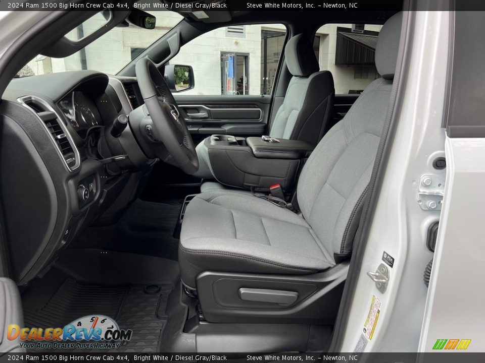 Diesel Gray/Black Interior - 2024 Ram 1500 Big Horn Crew Cab 4x4 Photo #12