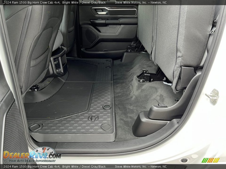 Rear Seat of 2024 Ram 1500 Big Horn Crew Cab 4x4 Photo #16