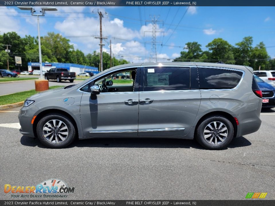 Ceramic Gray 2023 Chrysler Pacifica Hybrid Limited Photo #3