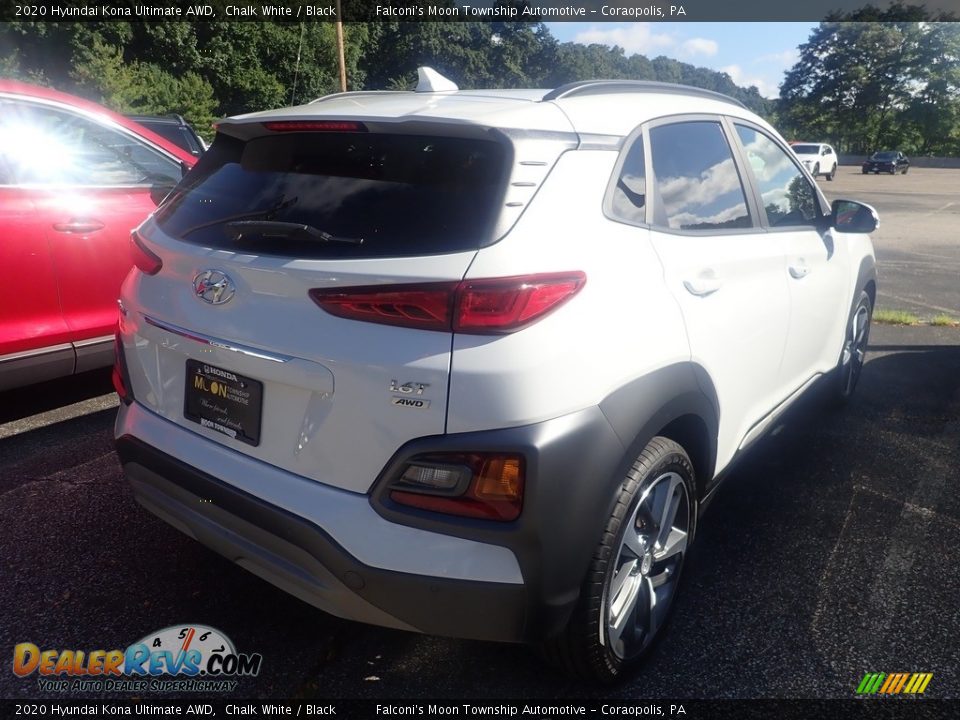 2020 Hyundai Kona Ultimate AWD Chalk White / Black Photo #4