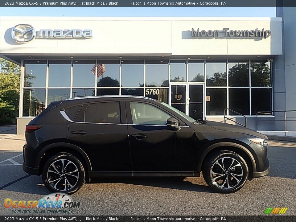 2023 Mazda CX-5 S Premium Plus AWD Jet Black Mica / Black Photo #1