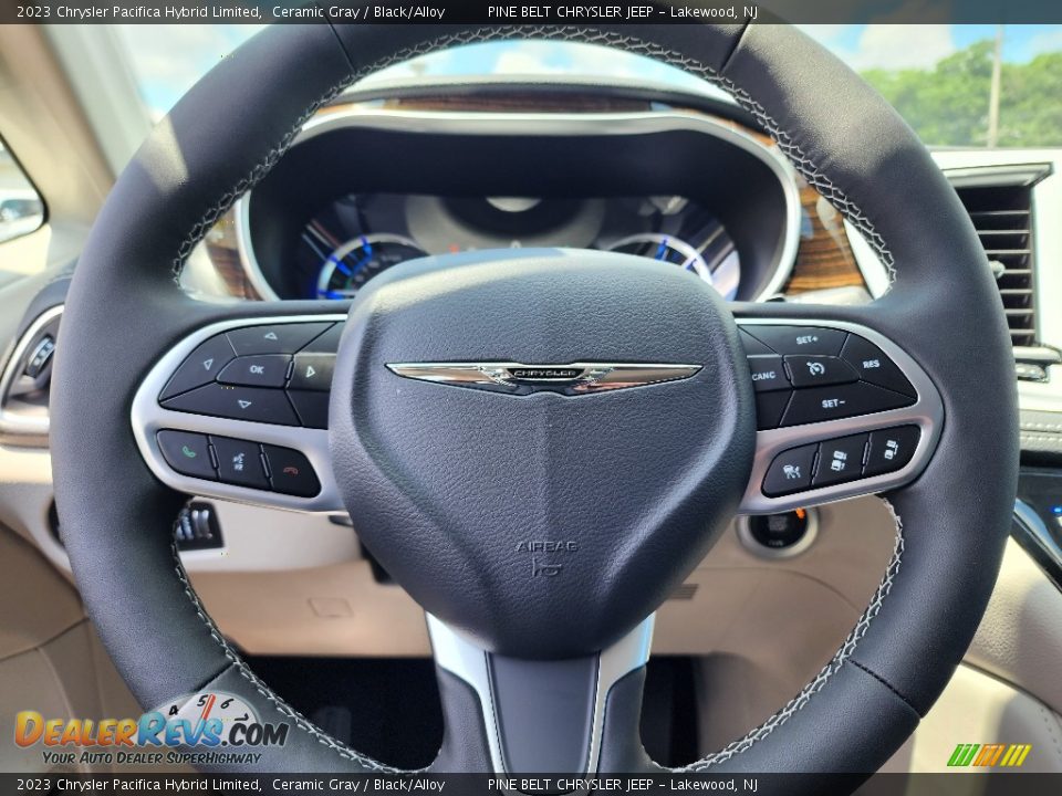 2023 Chrysler Pacifica Hybrid Limited Steering Wheel Photo #10