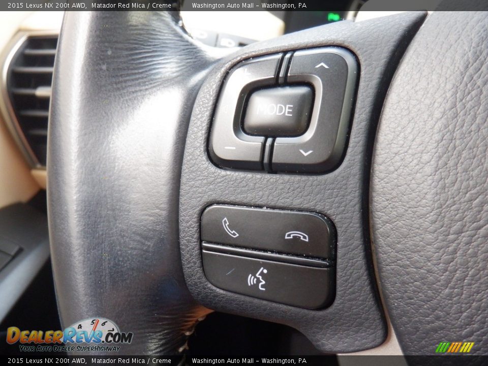 2015 Lexus NX 200t AWD Steering Wheel Photo #10