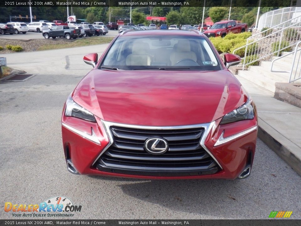 2015 Lexus NX 200t AWD Matador Red Mica / Creme Photo #14