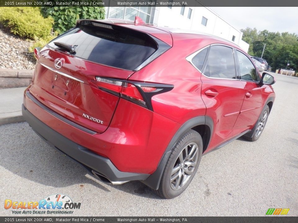 2015 Lexus NX 200t AWD Matador Red Mica / Creme Photo #19