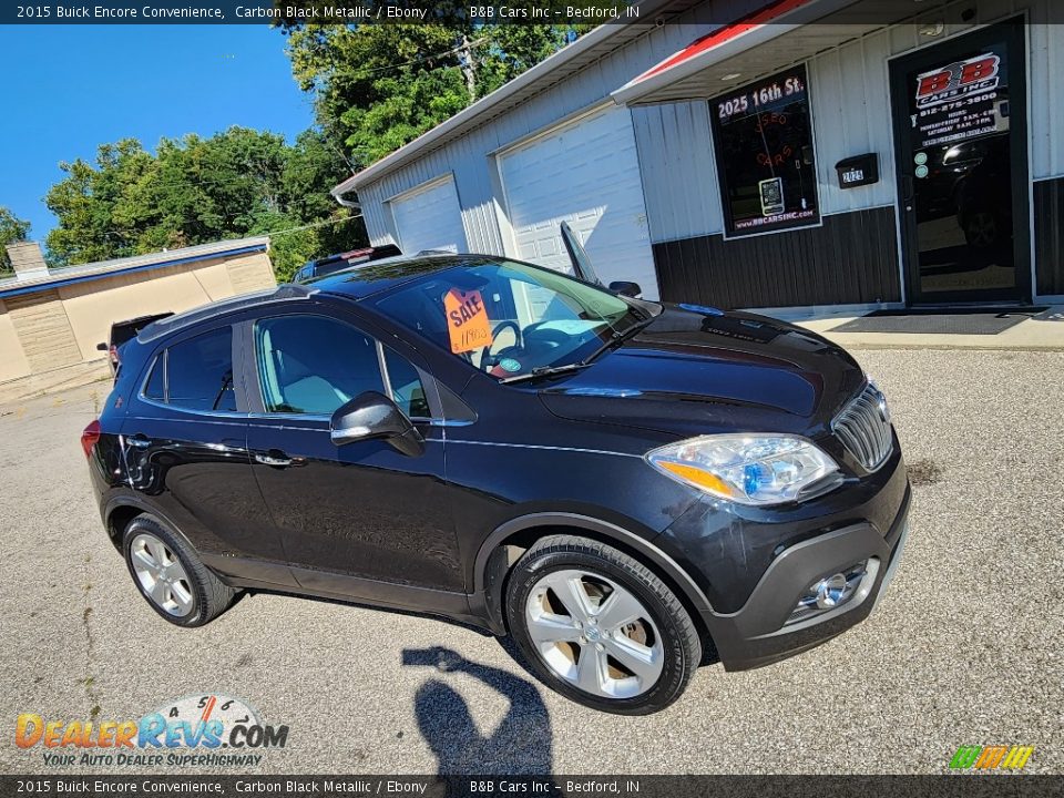 2015 Buick Encore Convenience Carbon Black Metallic / Ebony Photo #26