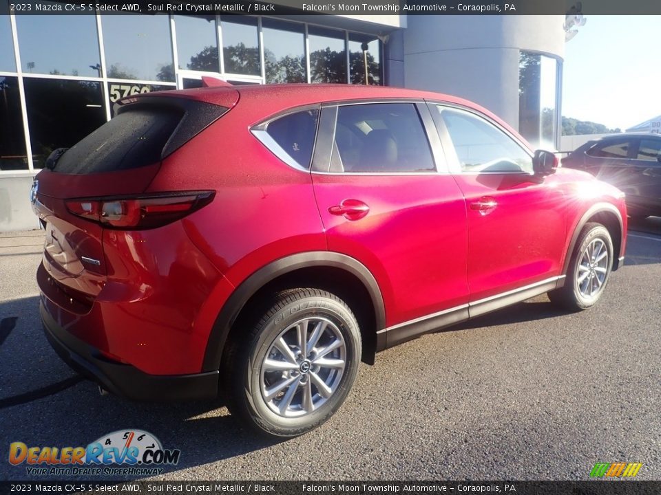 2023 Mazda CX-5 S Select AWD Soul Red Crystal Metallic / Black Photo #2