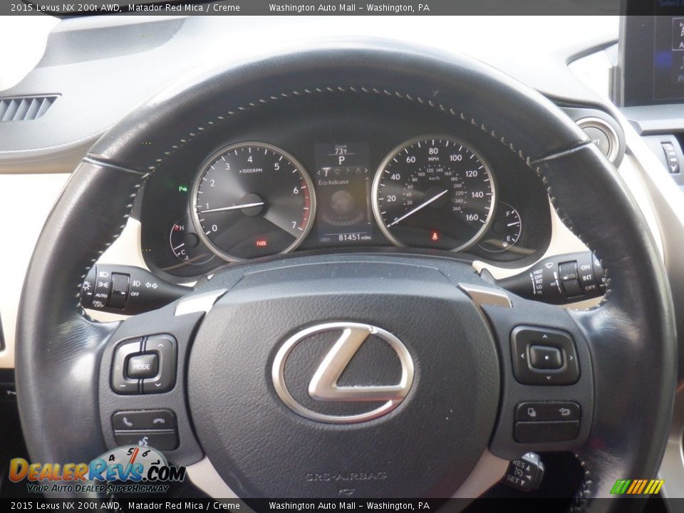2015 Lexus NX 200t AWD Steering Wheel Photo #28