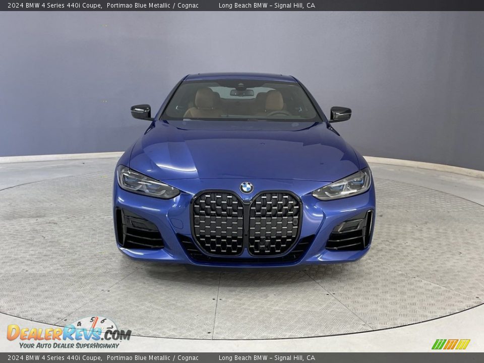 2024 BMW 4 Series 440i Coupe Portimao Blue Metallic / Cognac Photo #2