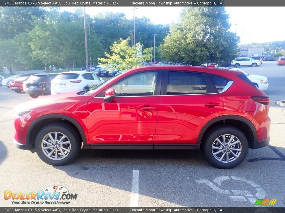 2023 Mazda CX-5 S Select AWD Soul Red Crystal Metallic / Black Photo #5