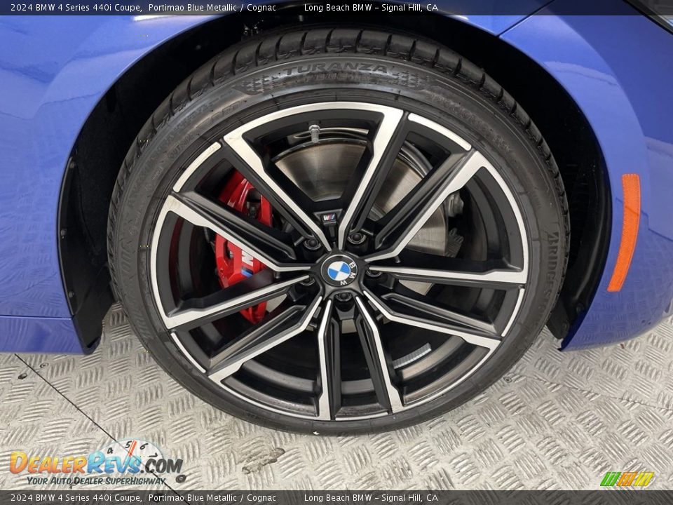 2024 BMW 4 Series 440i Coupe Portimao Blue Metallic / Cognac Photo #3