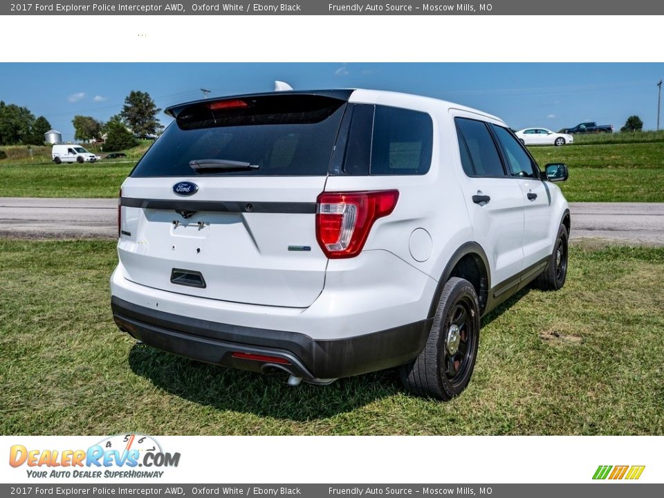 2017 Ford Explorer Police Interceptor AWD Oxford White / Ebony Black Photo #4