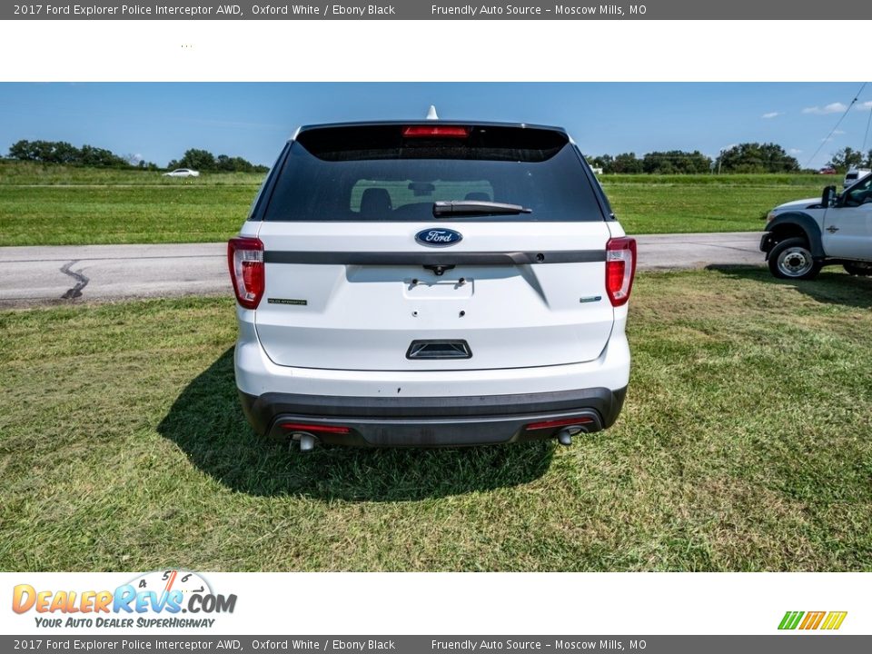 2017 Ford Explorer Police Interceptor AWD Oxford White / Ebony Black Photo #5