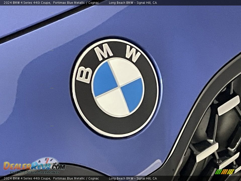 2024 BMW 4 Series 440i Coupe Portimao Blue Metallic / Cognac Photo #5