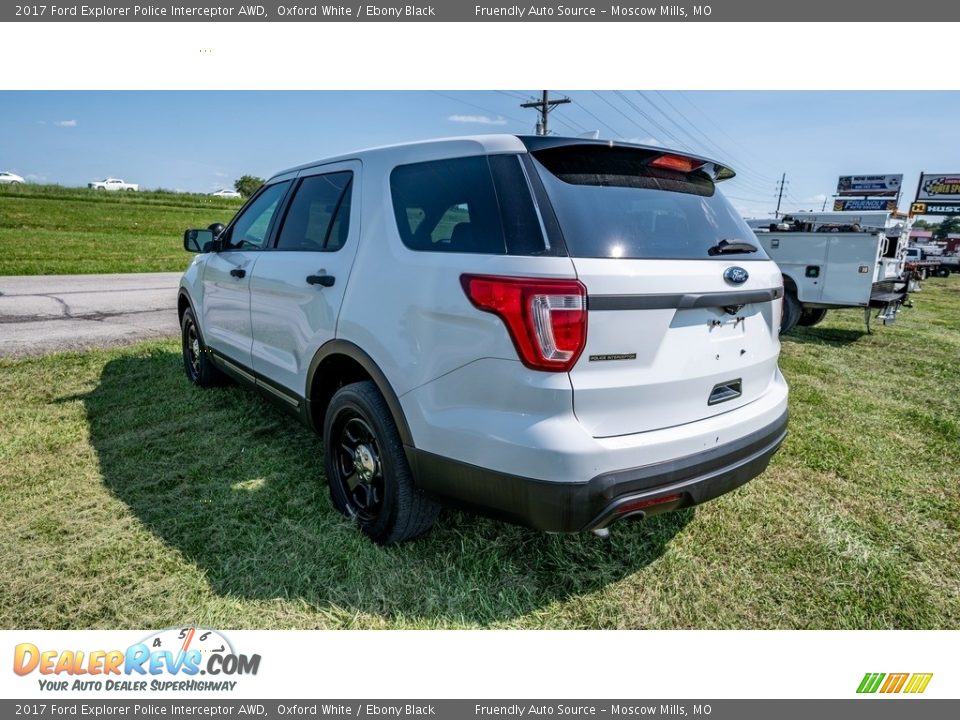 2017 Ford Explorer Police Interceptor AWD Oxford White / Ebony Black Photo #6