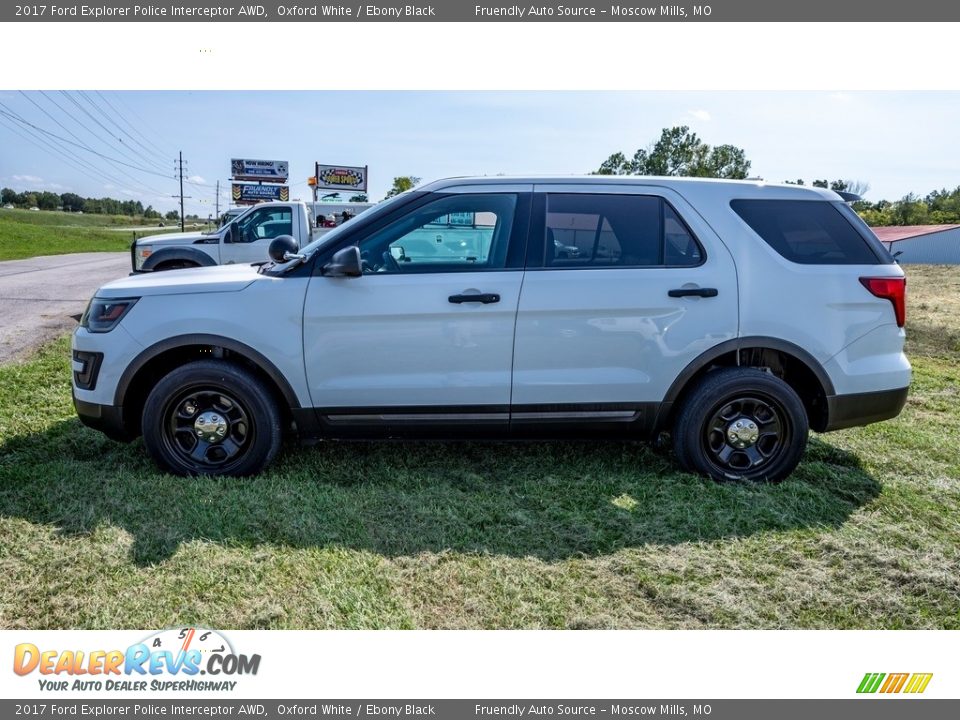 2017 Ford Explorer Police Interceptor AWD Oxford White / Ebony Black Photo #7