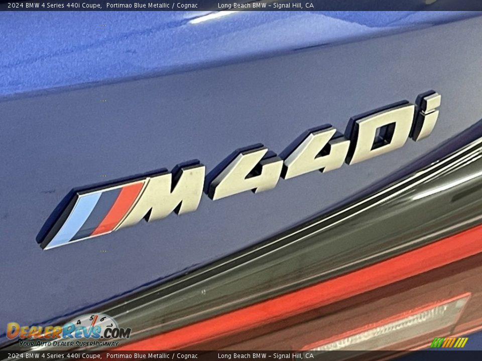 2024 BMW 4 Series 440i Coupe Portimao Blue Metallic / Cognac Photo #8