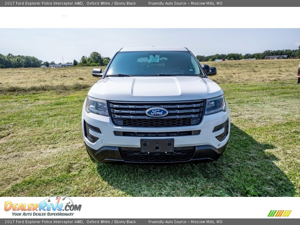 2017 Ford Explorer Police Interceptor AWD Oxford White / Ebony Black Photo #9