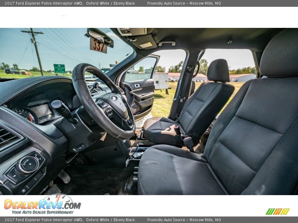 2017 Ford Explorer Police Interceptor AWD Oxford White / Ebony Black Photo #18