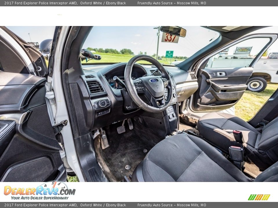 2017 Ford Explorer Police Interceptor AWD Oxford White / Ebony Black Photo #19