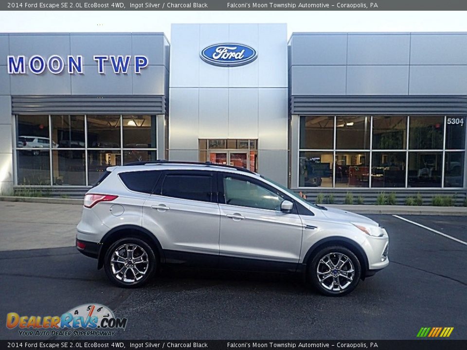 2014 Ford Escape SE 2.0L EcoBoost 4WD Ingot Silver / Charcoal Black Photo #1