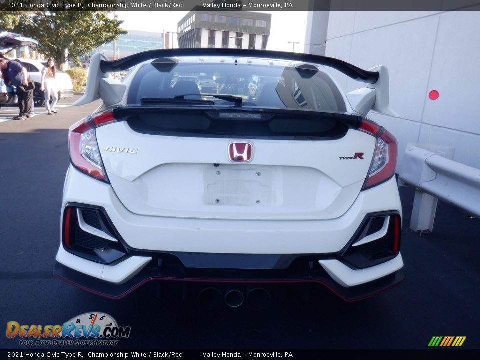 2021 Honda Civic Type R Championship White / Black/Red Photo #8