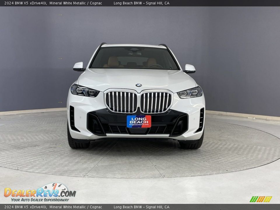 2024 BMW X5 xDrive40i Mineral White Metallic / Cognac Photo #2