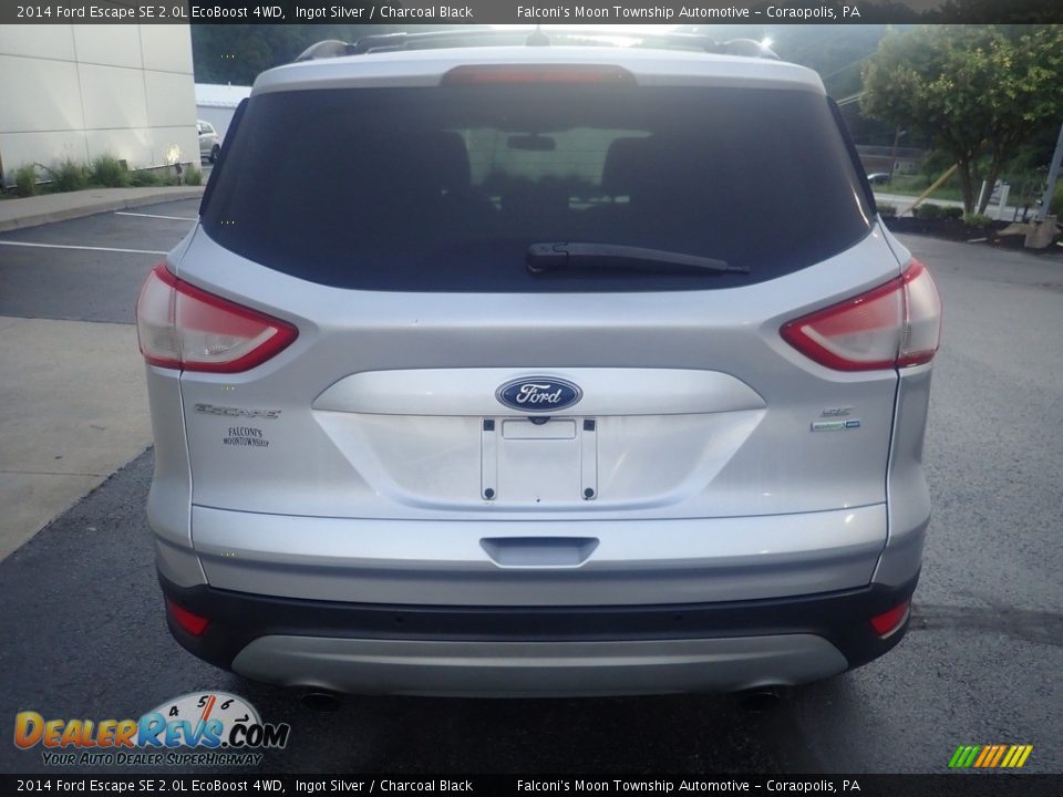 2014 Ford Escape SE 2.0L EcoBoost 4WD Ingot Silver / Charcoal Black Photo #3