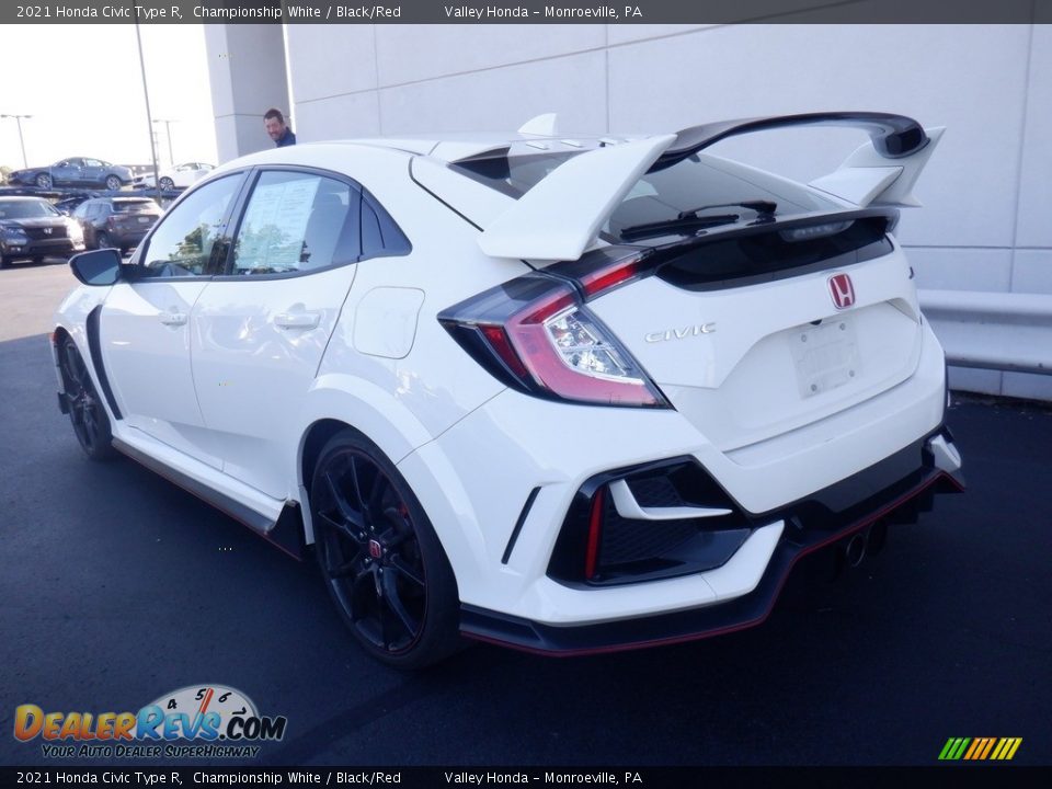 2021 Honda Civic Type R Championship White / Black/Red Photo #10