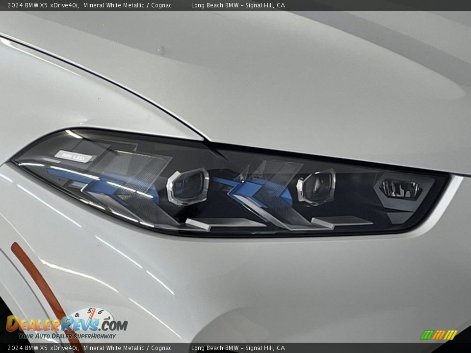 2024 BMW X5 xDrive40i Mineral White Metallic / Cognac Photo #4