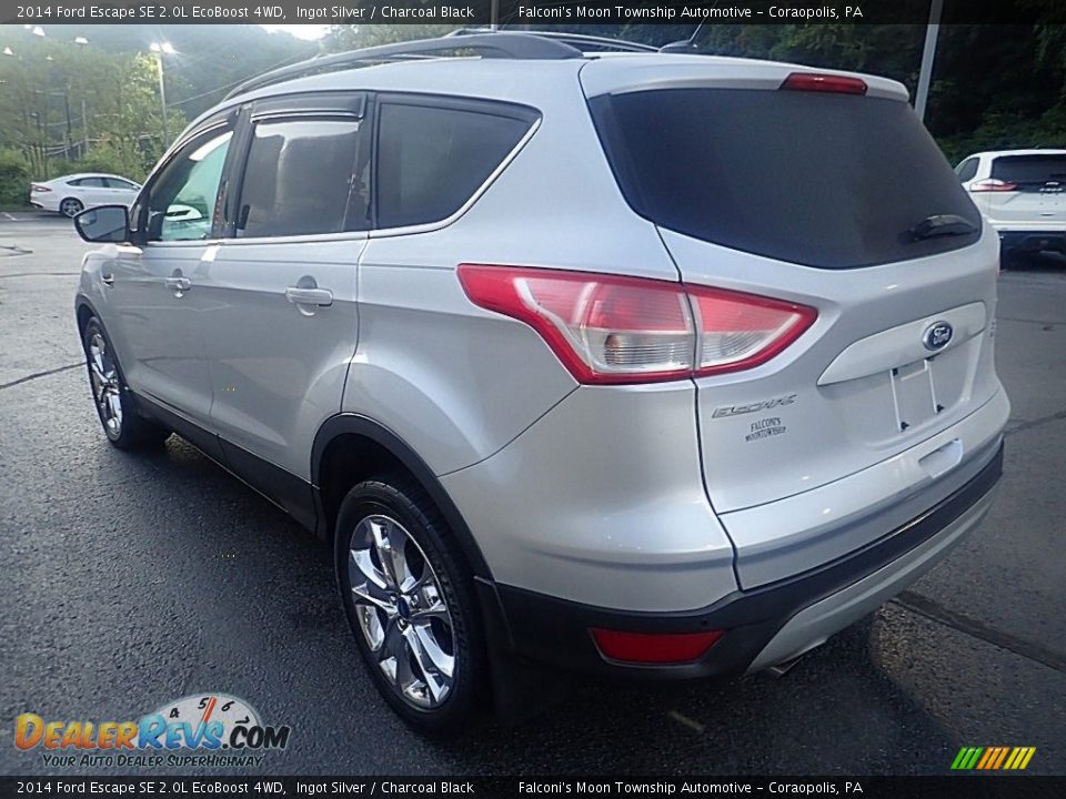 2014 Ford Escape SE 2.0L EcoBoost 4WD Ingot Silver / Charcoal Black Photo #5