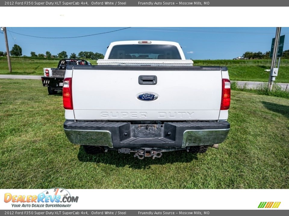 2012 Ford F350 Super Duty XLT SuperCab 4x4 Oxford White / Steel Photo #5