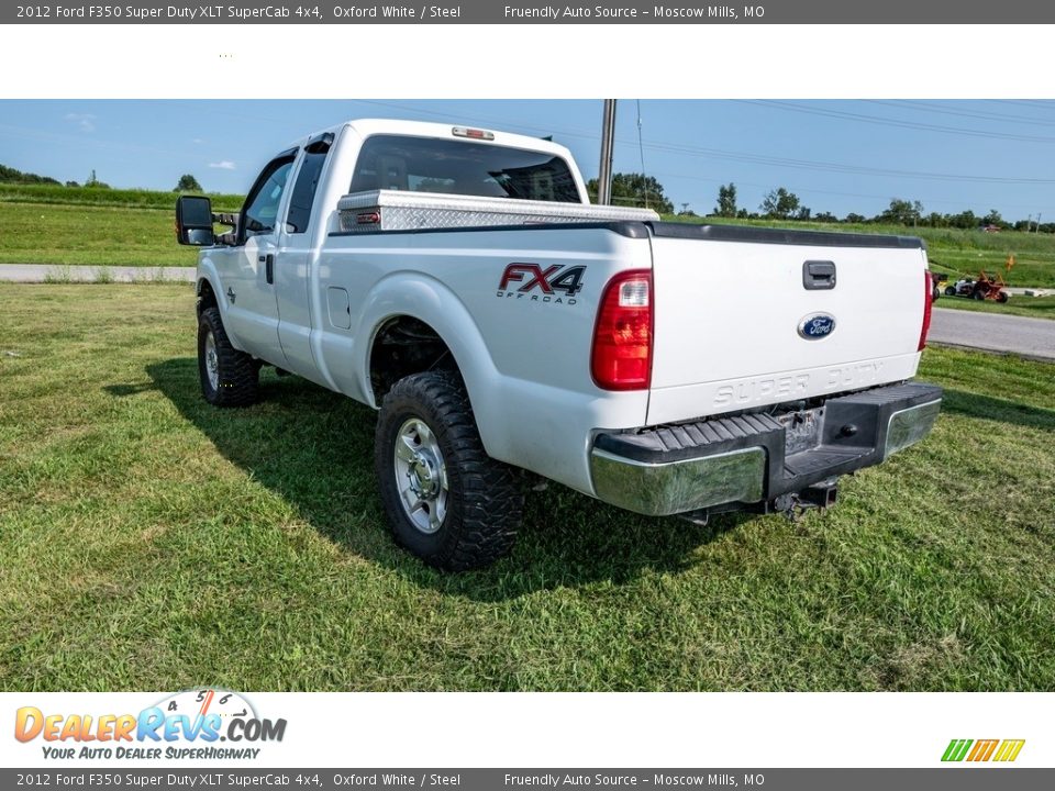 2012 Ford F350 Super Duty XLT SuperCab 4x4 Oxford White / Steel Photo #6