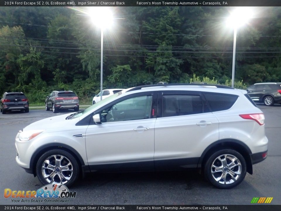 2014 Ford Escape SE 2.0L EcoBoost 4WD Ingot Silver / Charcoal Black Photo #6