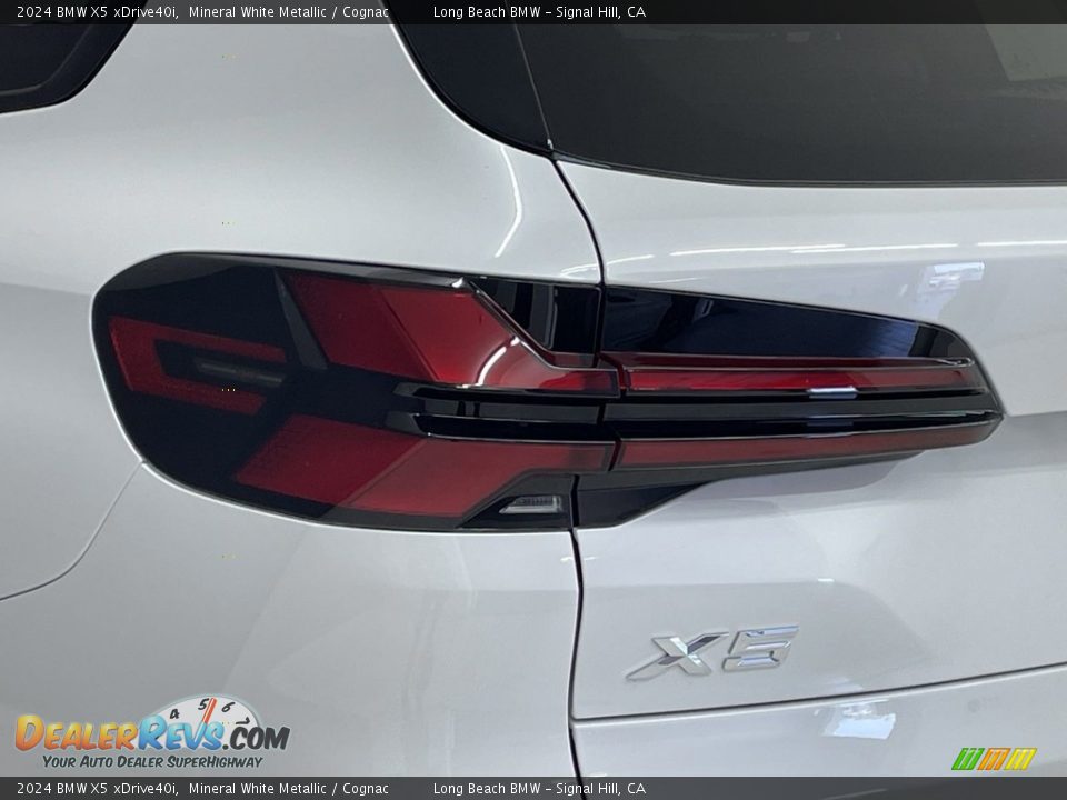2024 BMW X5 xDrive40i Mineral White Metallic / Cognac Photo #6