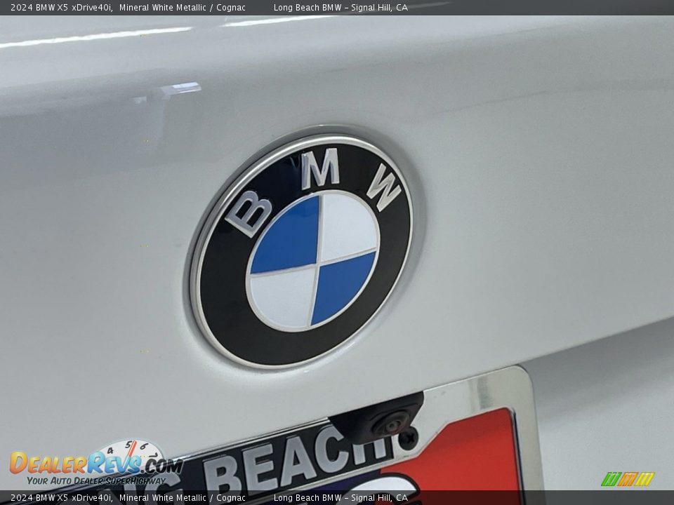 2024 BMW X5 xDrive40i Mineral White Metallic / Cognac Photo #7