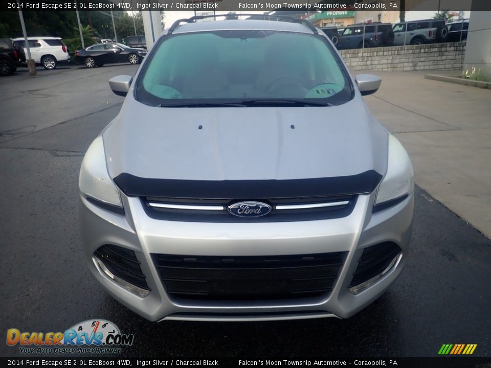 2014 Ford Escape SE 2.0L EcoBoost 4WD Ingot Silver / Charcoal Black Photo #8