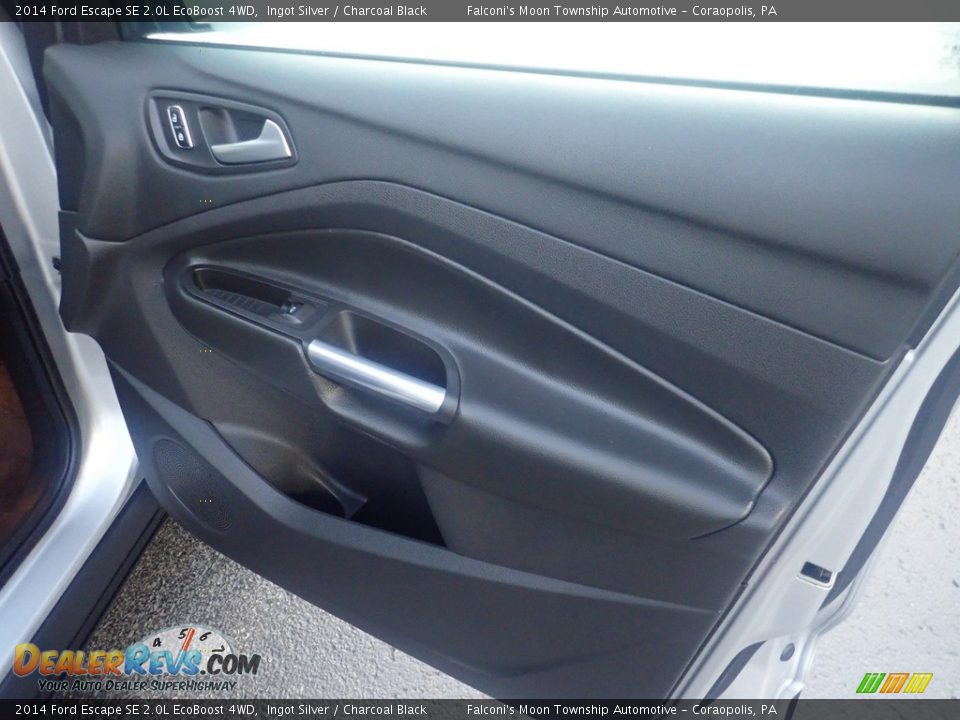 2014 Ford Escape SE 2.0L EcoBoost 4WD Ingot Silver / Charcoal Black Photo #14