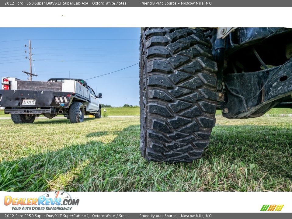 2012 Ford F350 Super Duty XLT SuperCab 4x4 Oxford White / Steel Photo #15