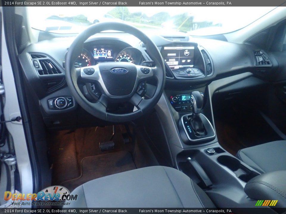 2014 Ford Escape SE 2.0L EcoBoost 4WD Ingot Silver / Charcoal Black Photo #18