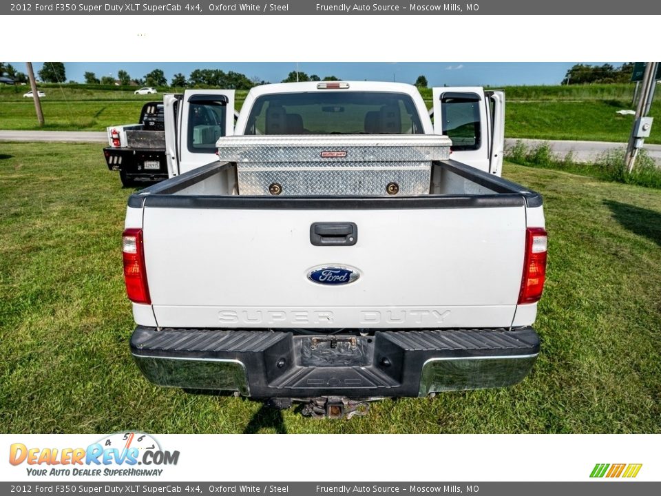 2012 Ford F350 Super Duty XLT SuperCab 4x4 Oxford White / Steel Photo #20