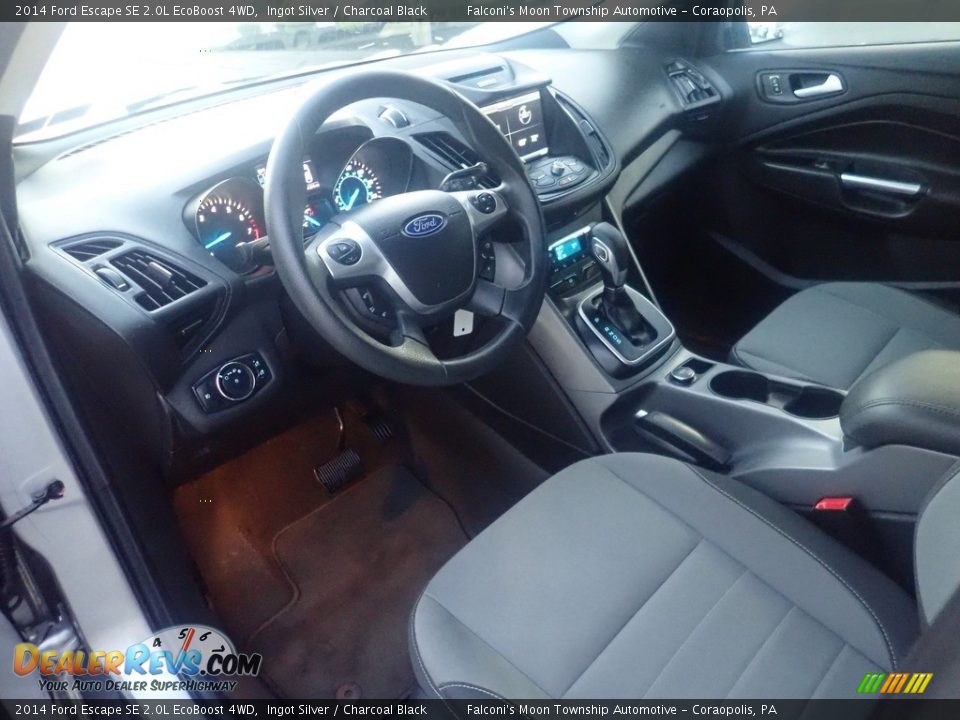 2014 Ford Escape SE 2.0L EcoBoost 4WD Ingot Silver / Charcoal Black Photo #21