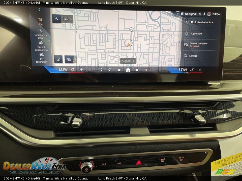 Navigation of 2024 BMW X5 xDrive40i Photo #19