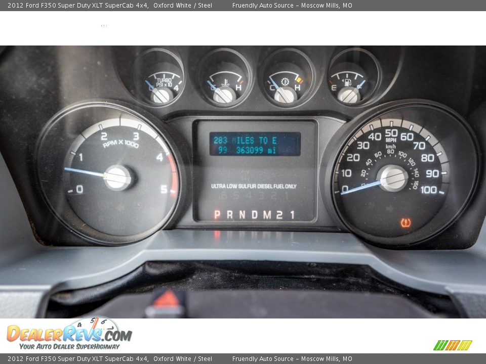 2012 Ford F350 Super Duty XLT SuperCab 4x4 Oxford White / Steel Photo #26