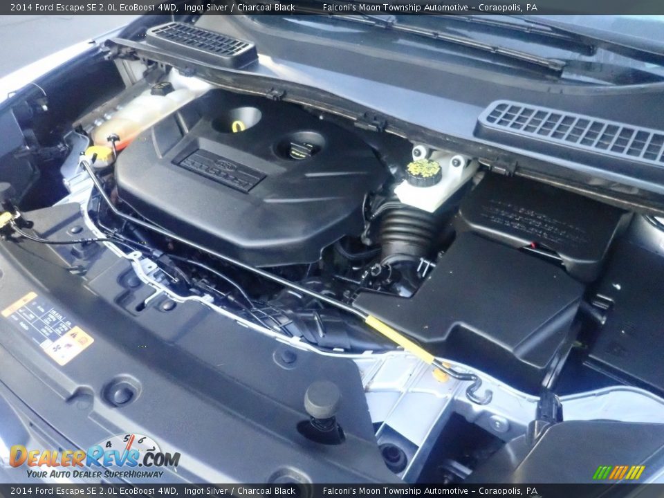 2014 Ford Escape SE 2.0L EcoBoost 4WD Ingot Silver / Charcoal Black Photo #29
