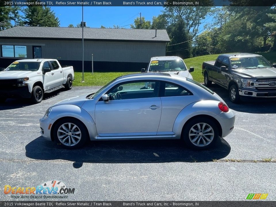 2015 Volkswagen Beetle TDI Reflex Silver Metallic / Titan Black Photo #1